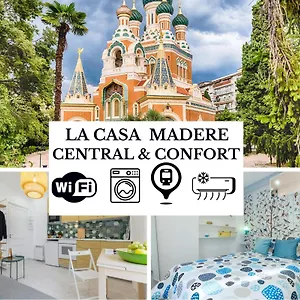 Apartment La Casa Madere- Centre Pres Gare - Wifi -confort Et Cosy Pres Des Transports En Communs, Nice